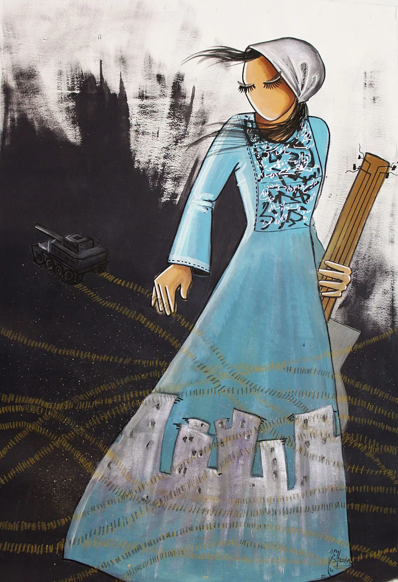 Prestige Series at New York - USA, by Shamsia Hassani (CC BY-SA 4.0)