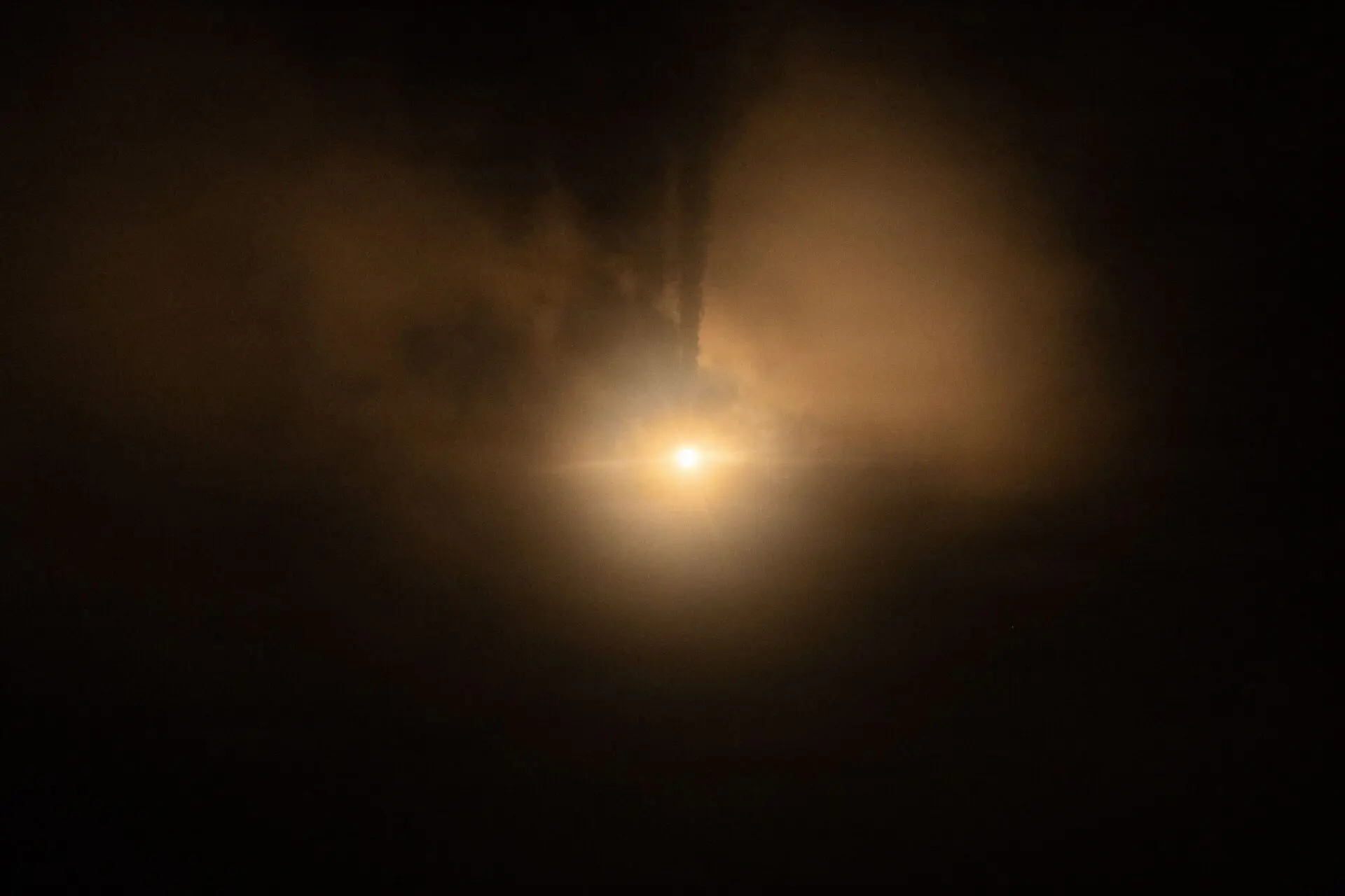 Arleigh Burke-class guided-missile destroyer USS Delbert D. Black (DDG 119) fires a Tomahawk Land Attack Missile (TLAM) during operations in the U.S. Central Command area of responsibility, Mar. 2, 2026. Delbert D. 